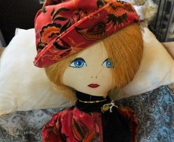 45 inch velvet doll top